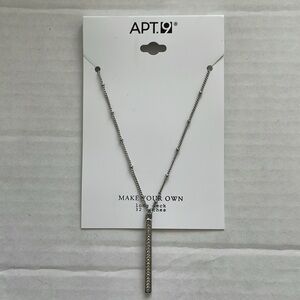 Apt. 9 Make Your Own Long Neck Pendant Bar Necklace